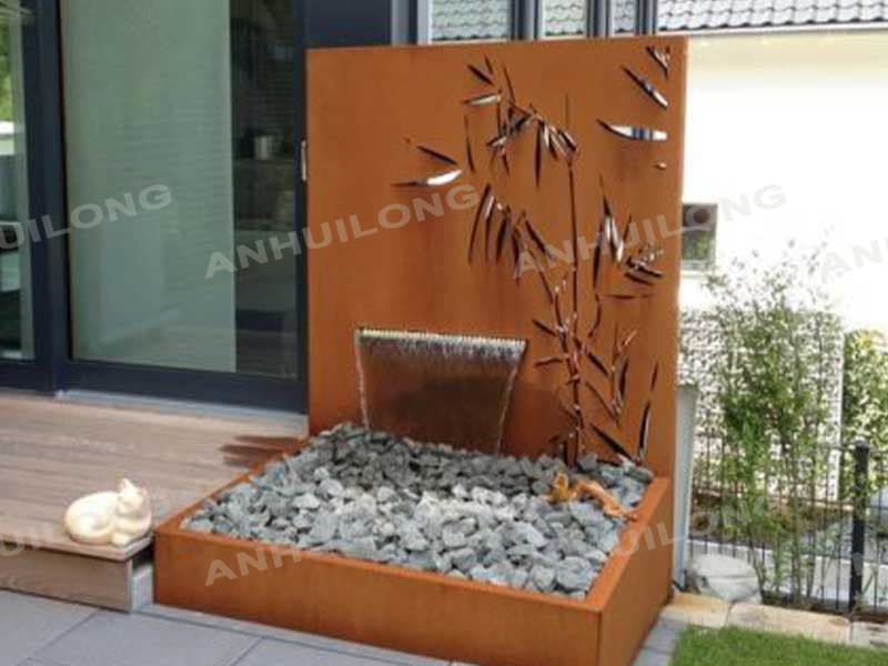 <h3>Floating Copper Cube Fountain | Outdoor Cube Water Feature</h3>
